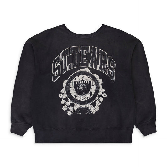 DENIM TEARS CREWNECK BLACK SWEATSHIRT