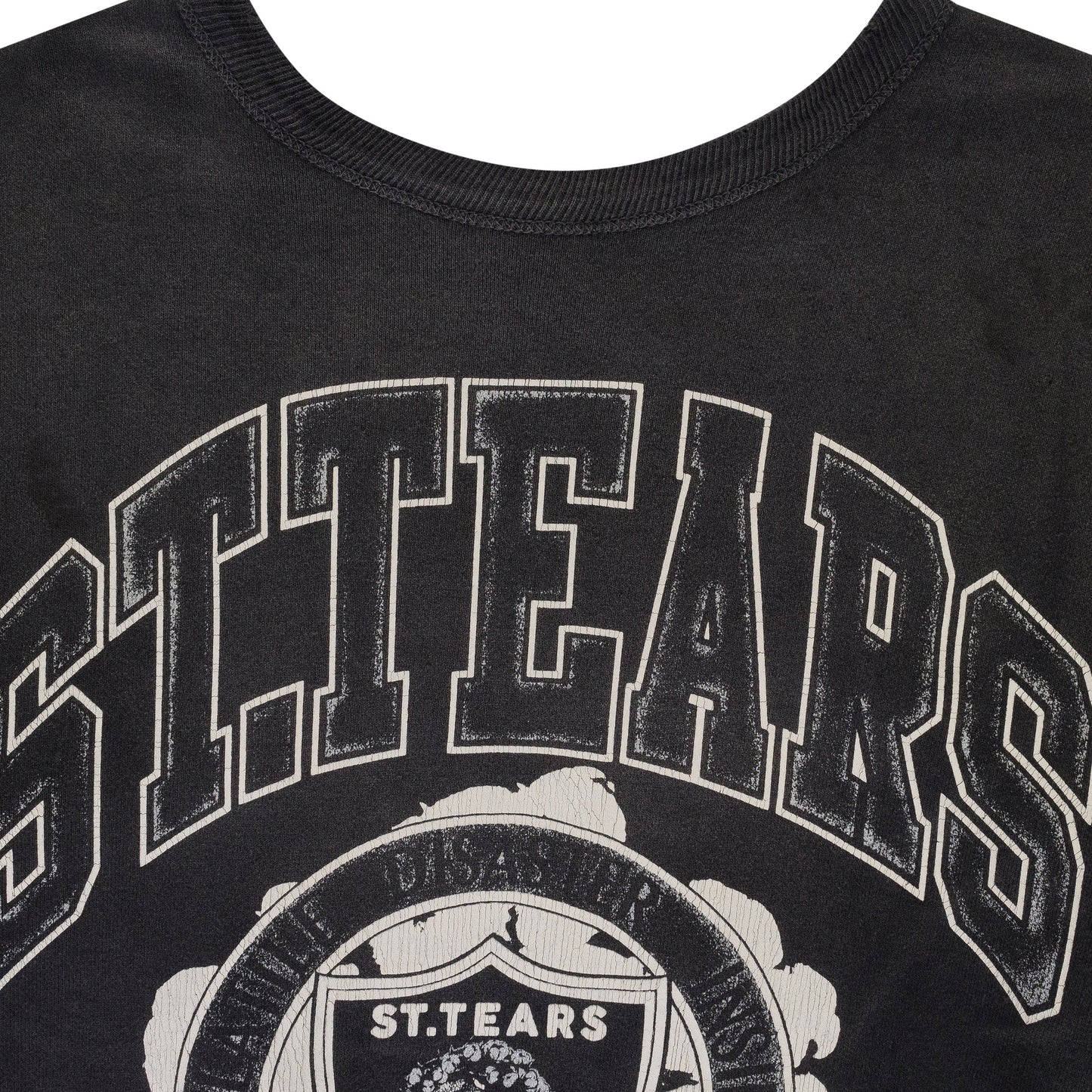 DENIM TEARS CREWNECK BLACK SWEATSHIRT