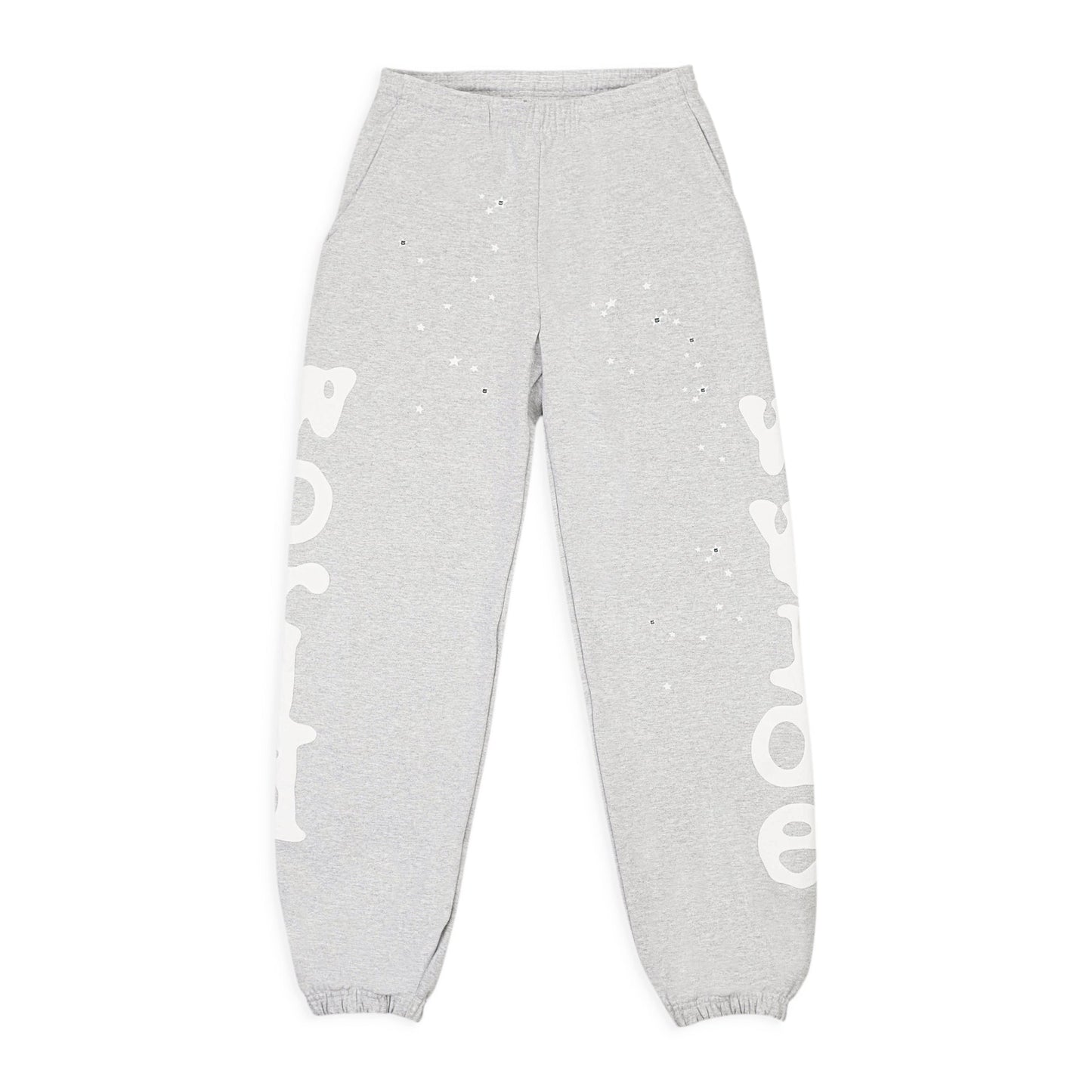 GREY PRINTED WEB JOGGERS