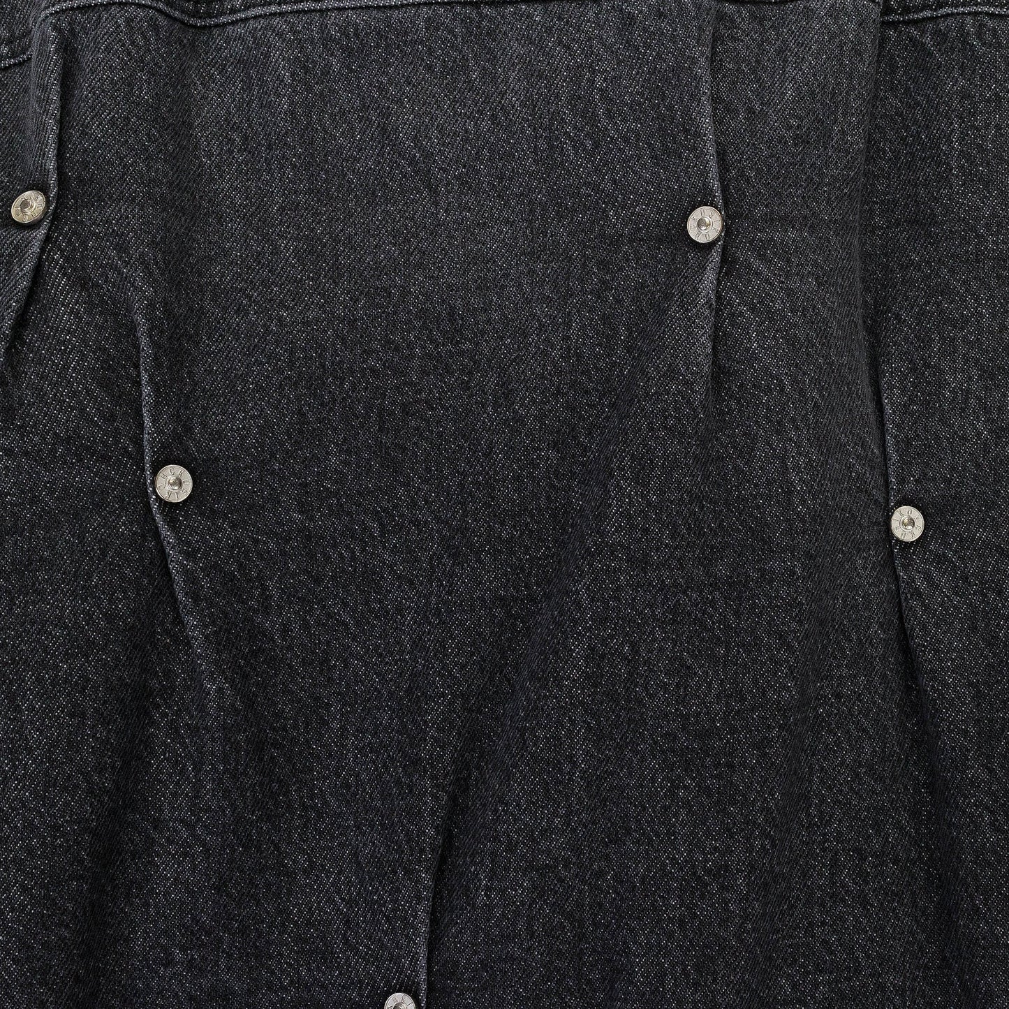PADDED MULTI RIVET DENIM JACKET