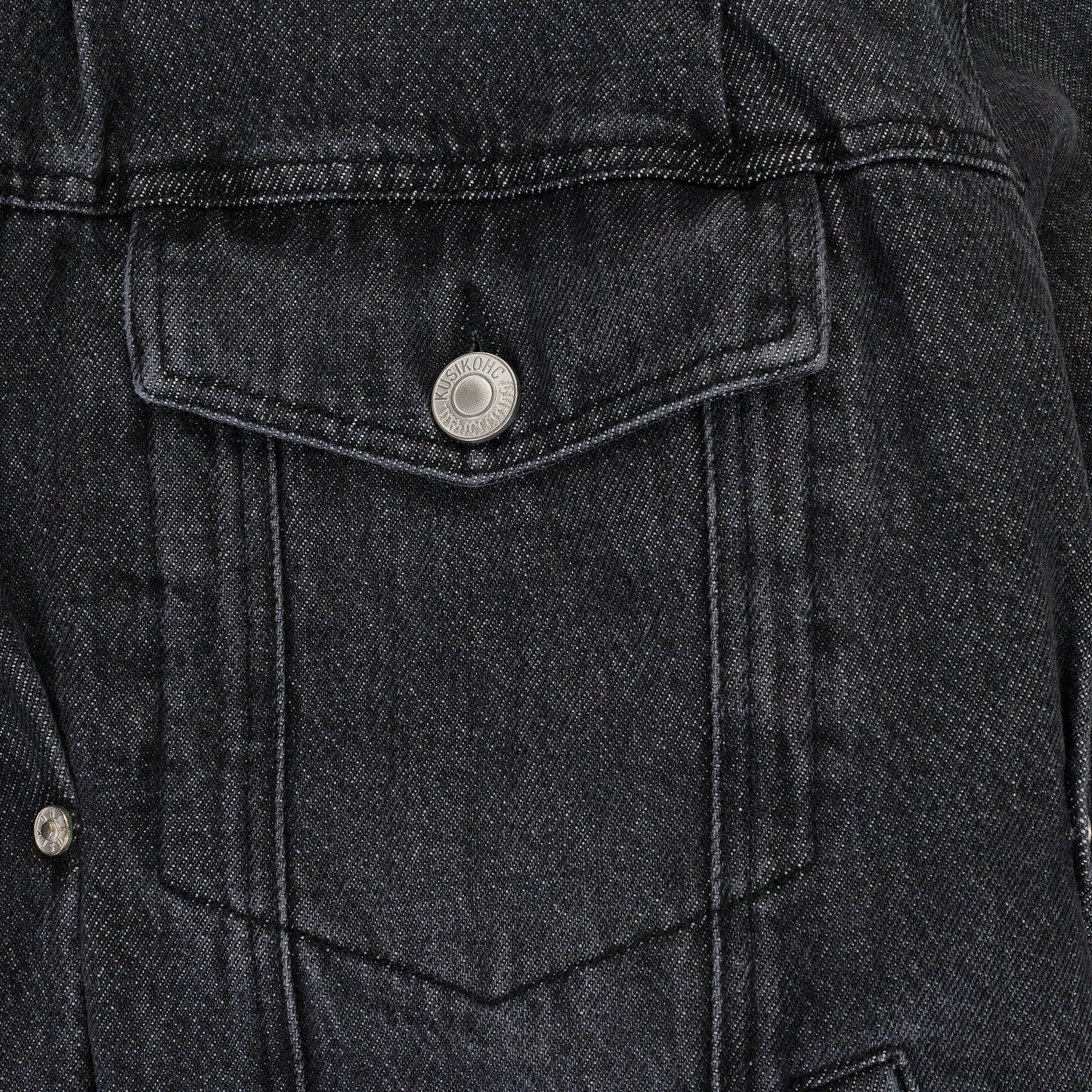 PADDED MULTI RIVET DENIM JACKET