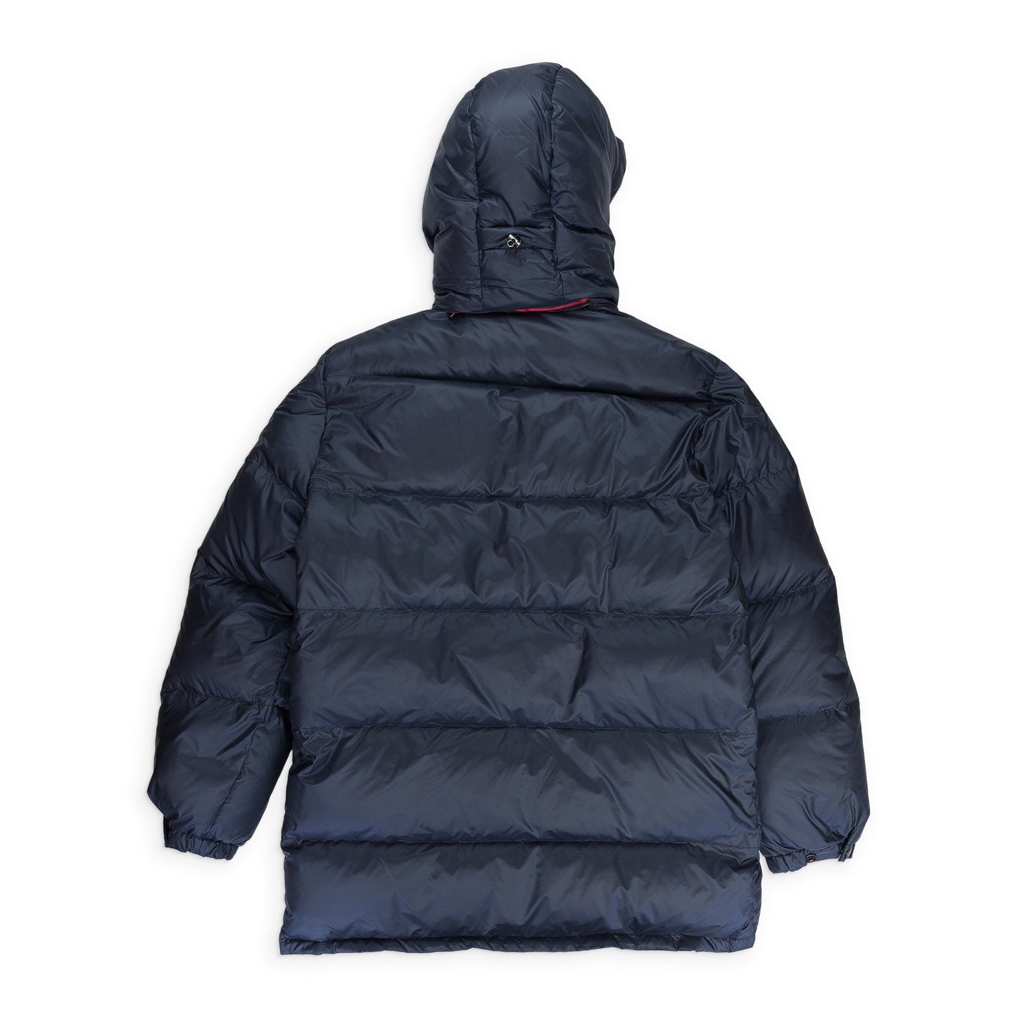 TRIANGLE LOGO PUFFER COAT NAVY/RED PUFFER Jacket