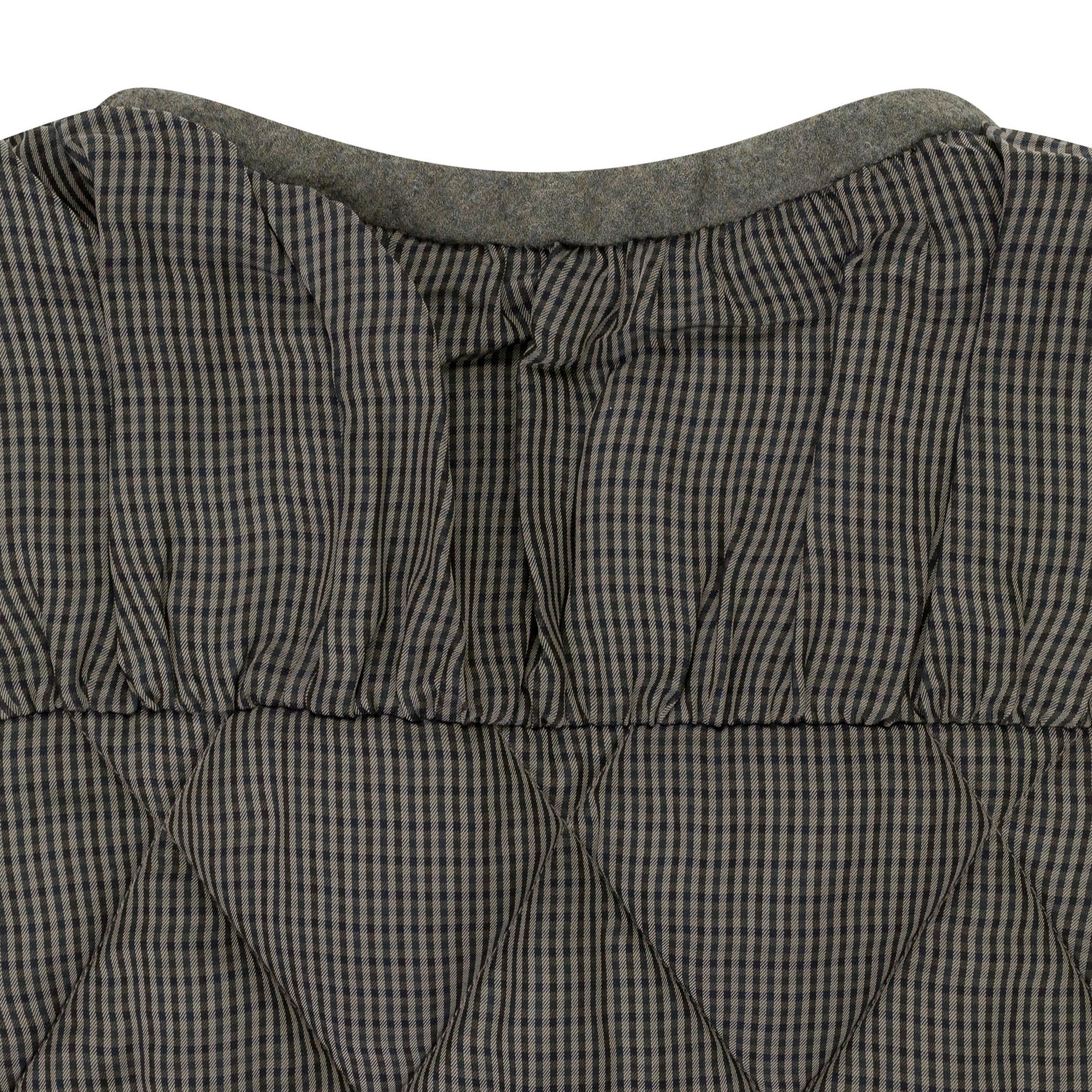 MANOR CHECK DESIRE GREEN VEST