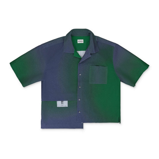 GRADIENT PANELS SHIRT MULTICOLORED BUTTON-DOWN SHIRT