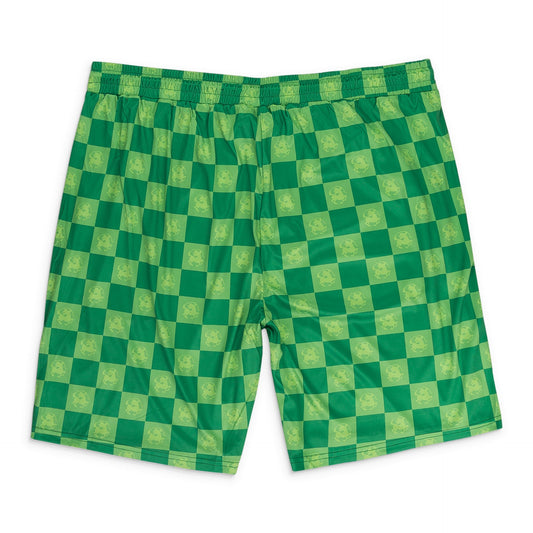 GREEN SOCCER SHORTS