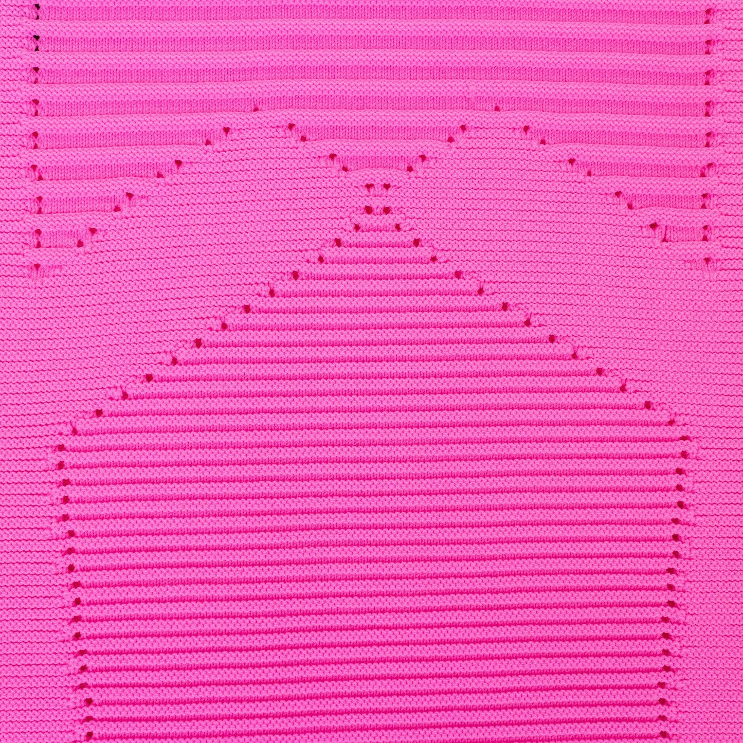 PINK BUBBLEGUM RIB KNIT MOCK SWEATER