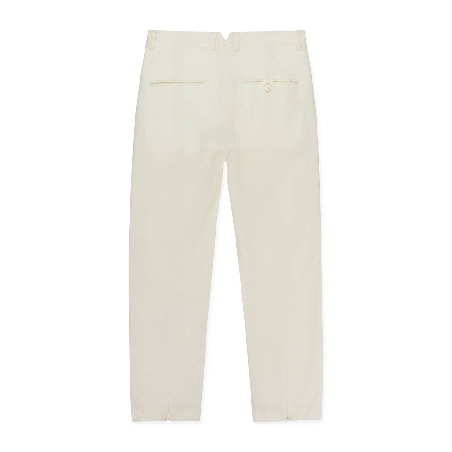 WHITE BACK VENTED TROUSER