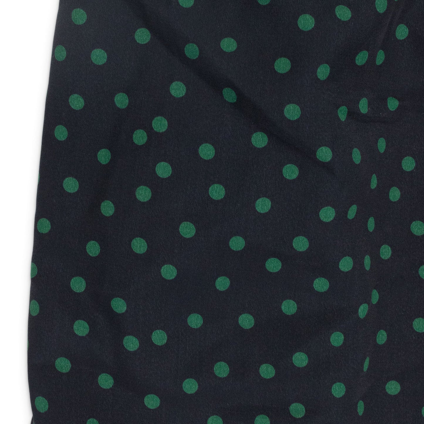 NAVY/GREEN POLKA DOT WRAP DRESS