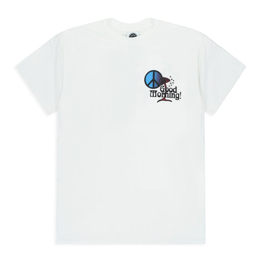 WHITE SHROOM SHORT SLEEVE T-SHIRT
