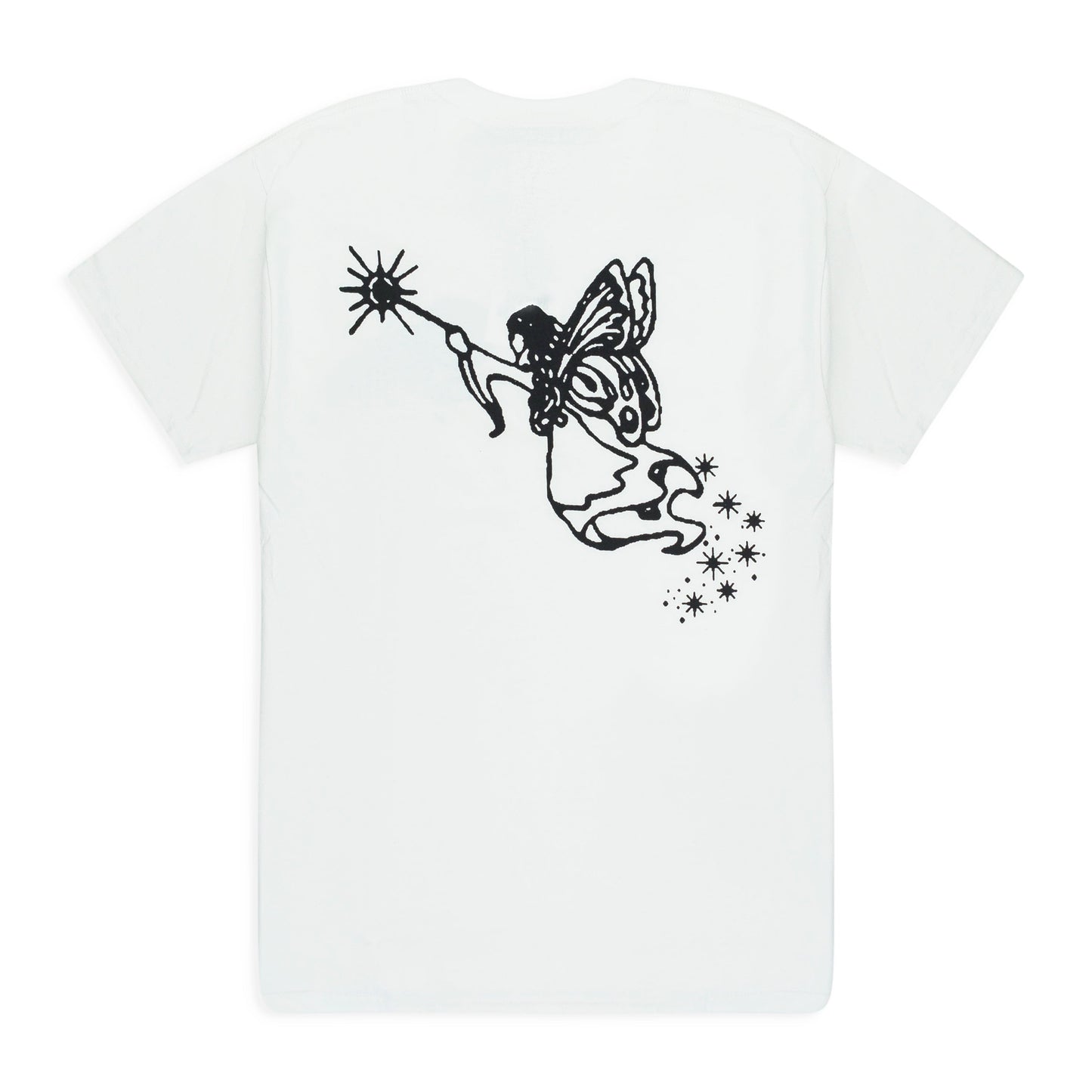 WHITE SHROOM SHORT SLEEVE T-SHIRT
