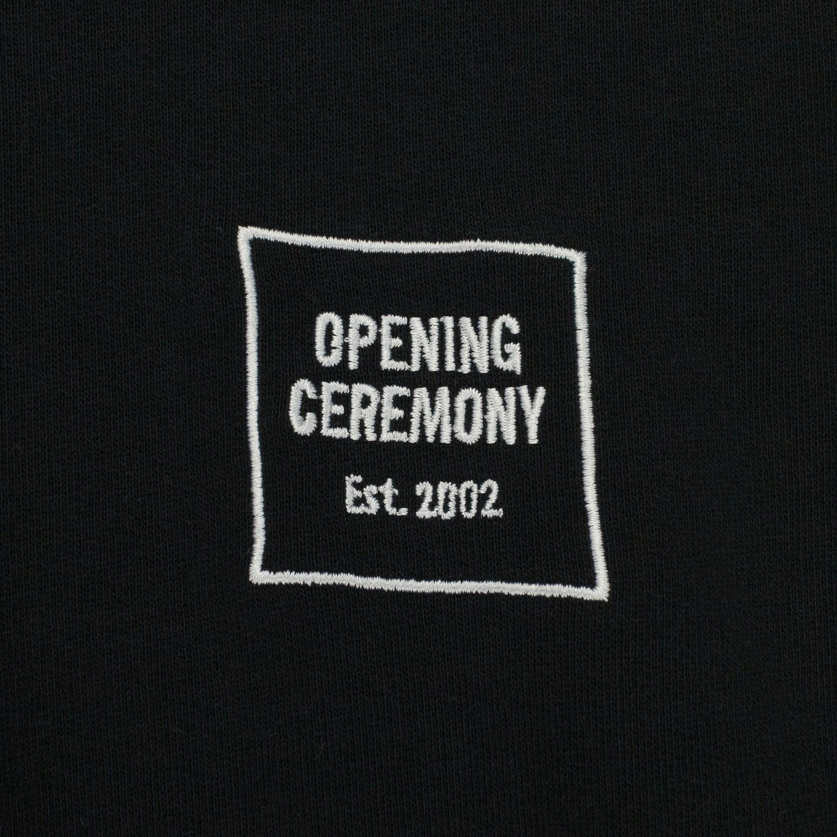 BLACK MINI BOX LOGO HOODIE
