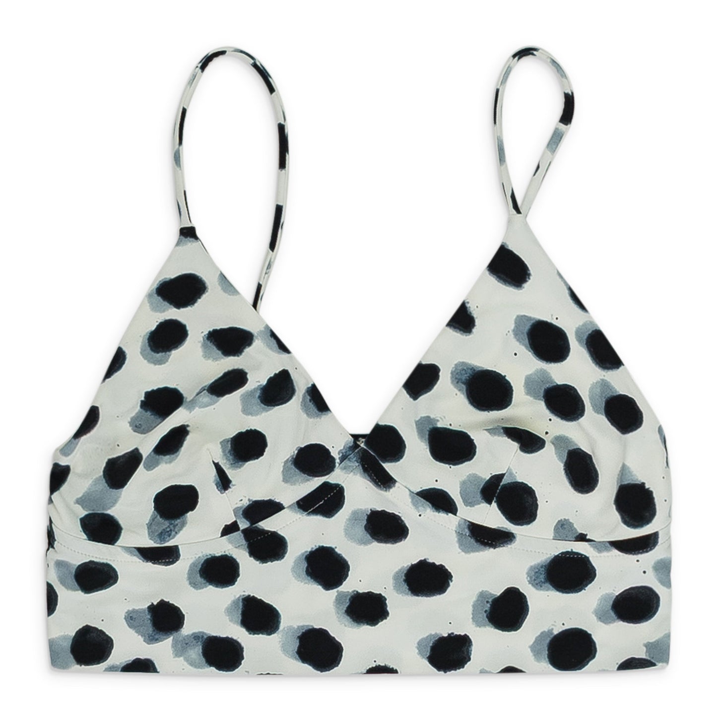 BLACK/WHITE SLIP BRA
