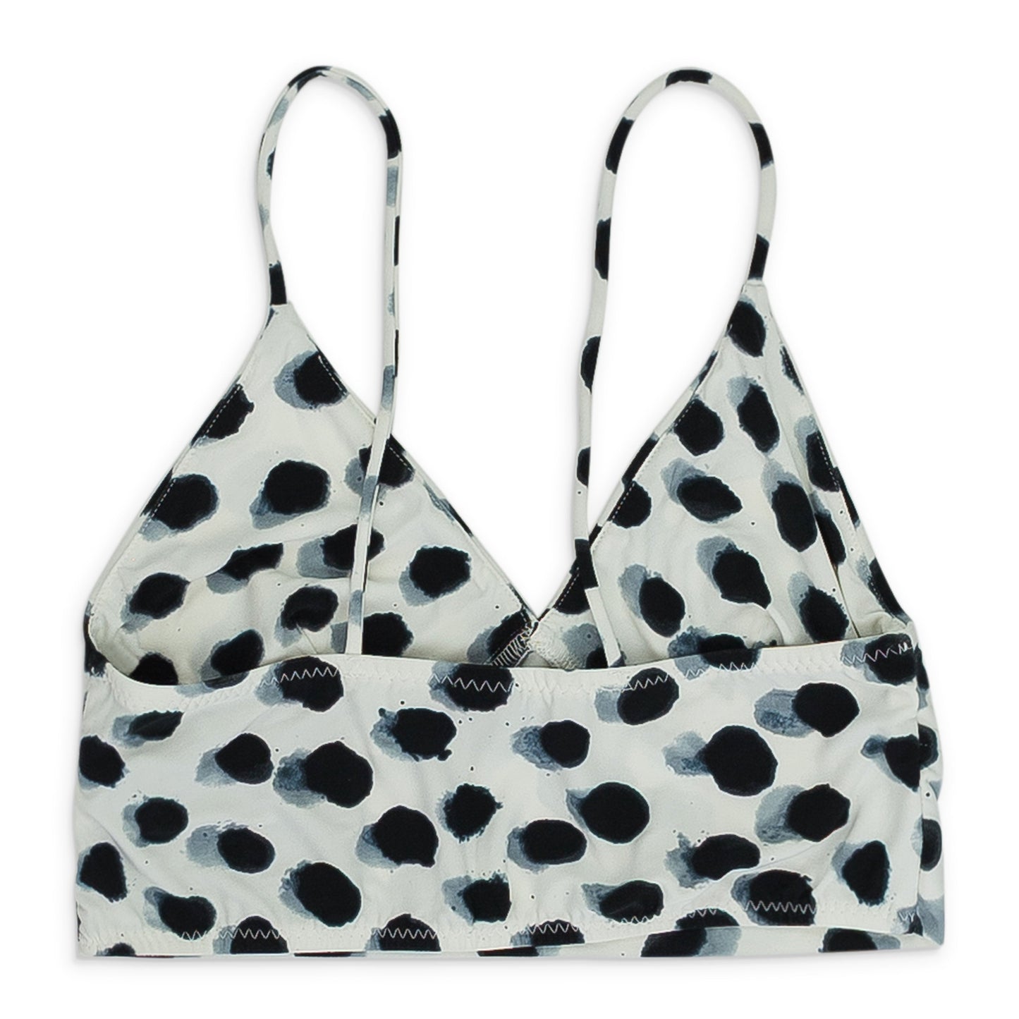 BLACK/WHITE SLIP BRA