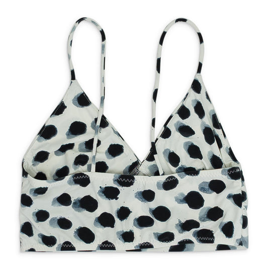 BLACK/WHITE SLIP BRA
