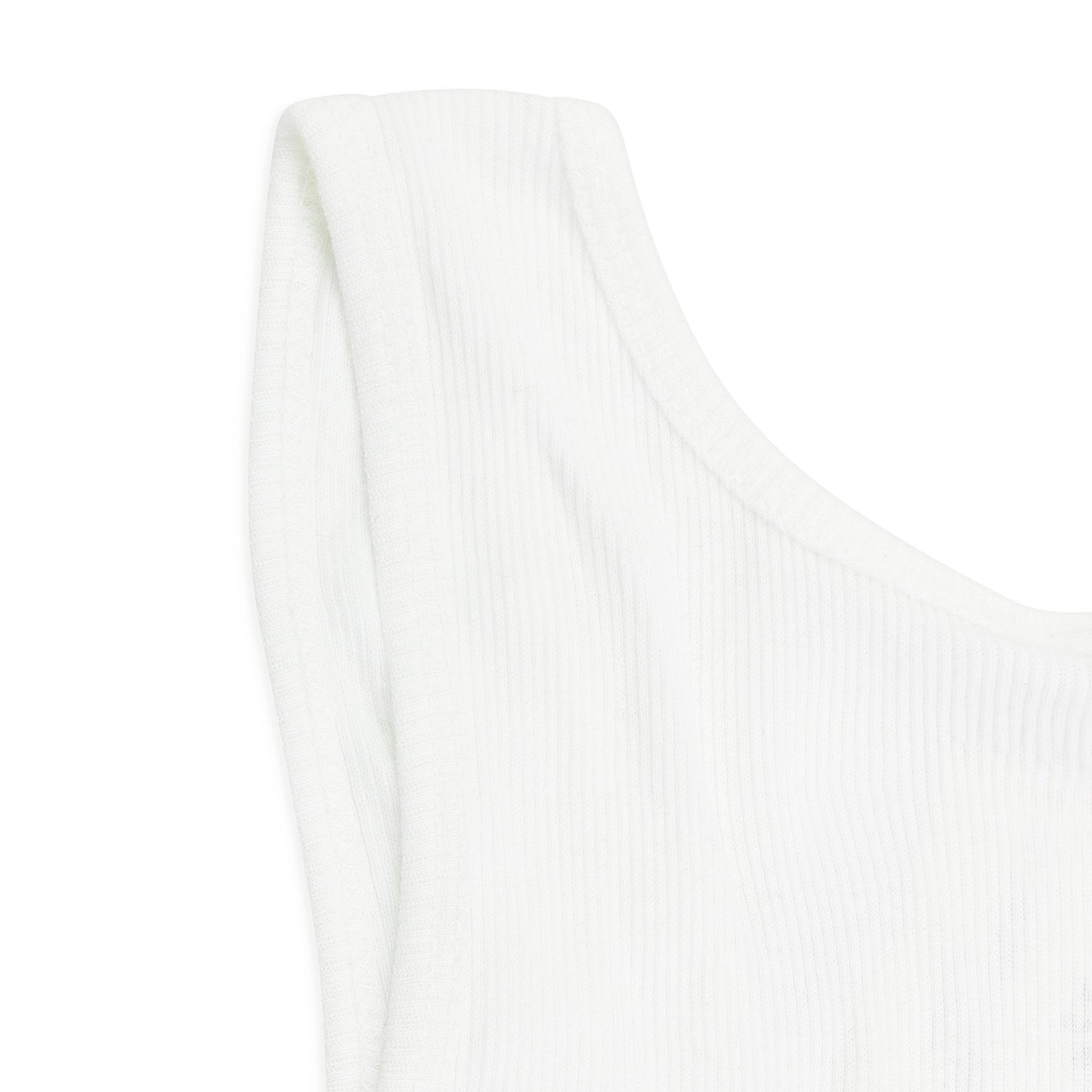 WHITE/PINK HIBISCUS TAKE IT EASY TANK TOP