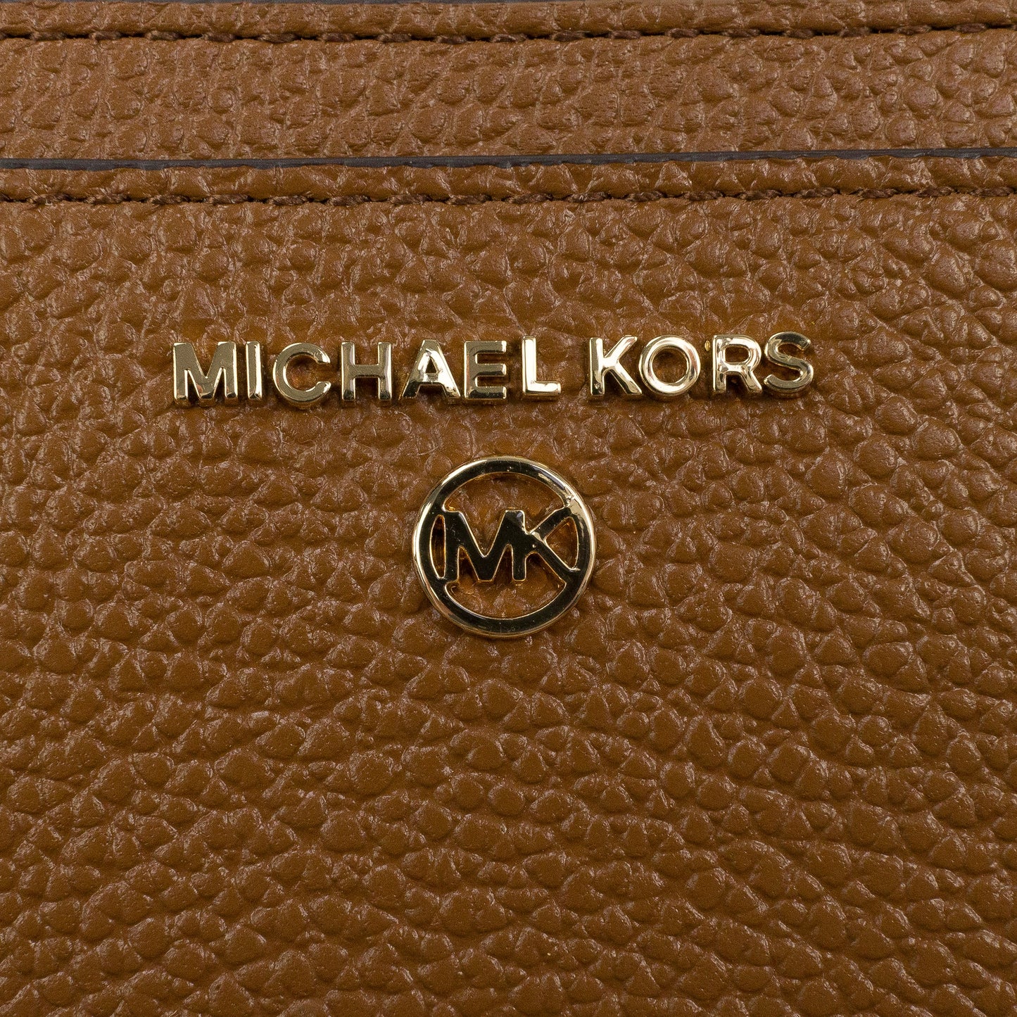 BROWN CARD CASE LEATHER CARDHOLDER