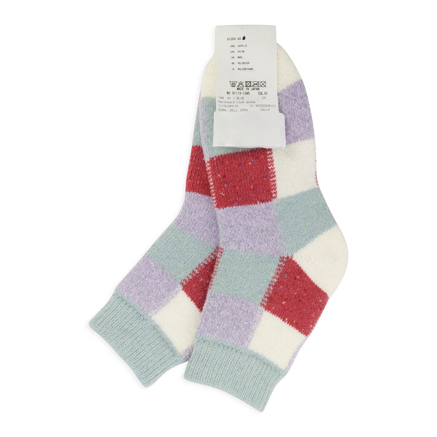 MULTICOLOR PATCHWORK SOCKS