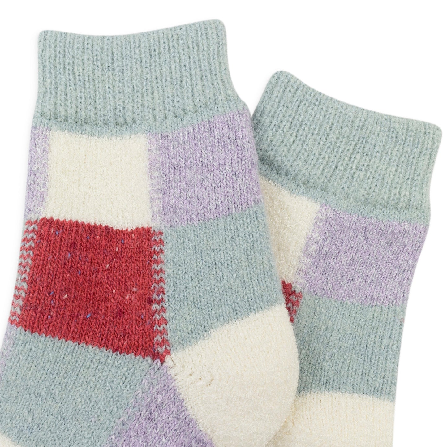 MULTICOLOR PATCHWORK SOCKS