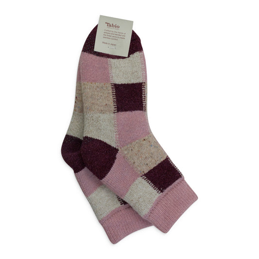 MULTICOLOR PATCHWORK CREW SOCKS