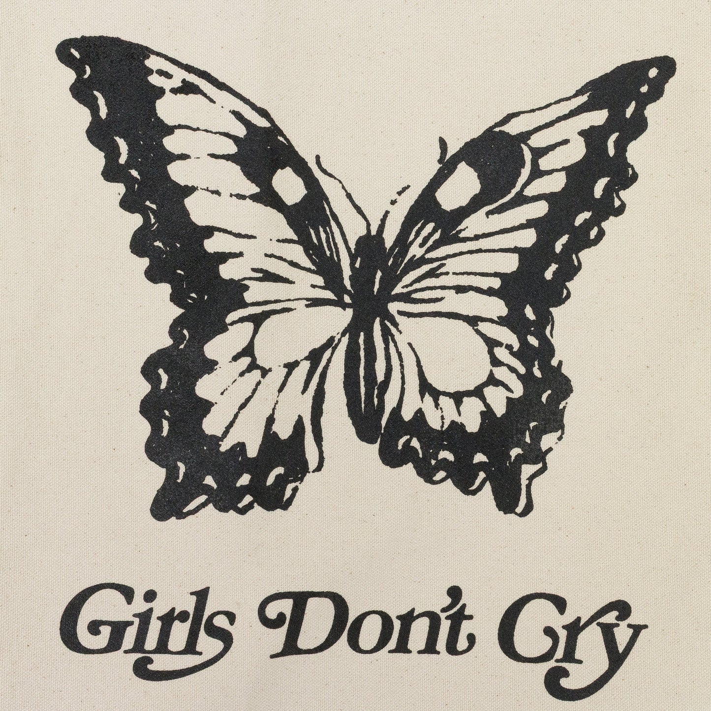 IVORY BUTTERFLY TOTE BAG