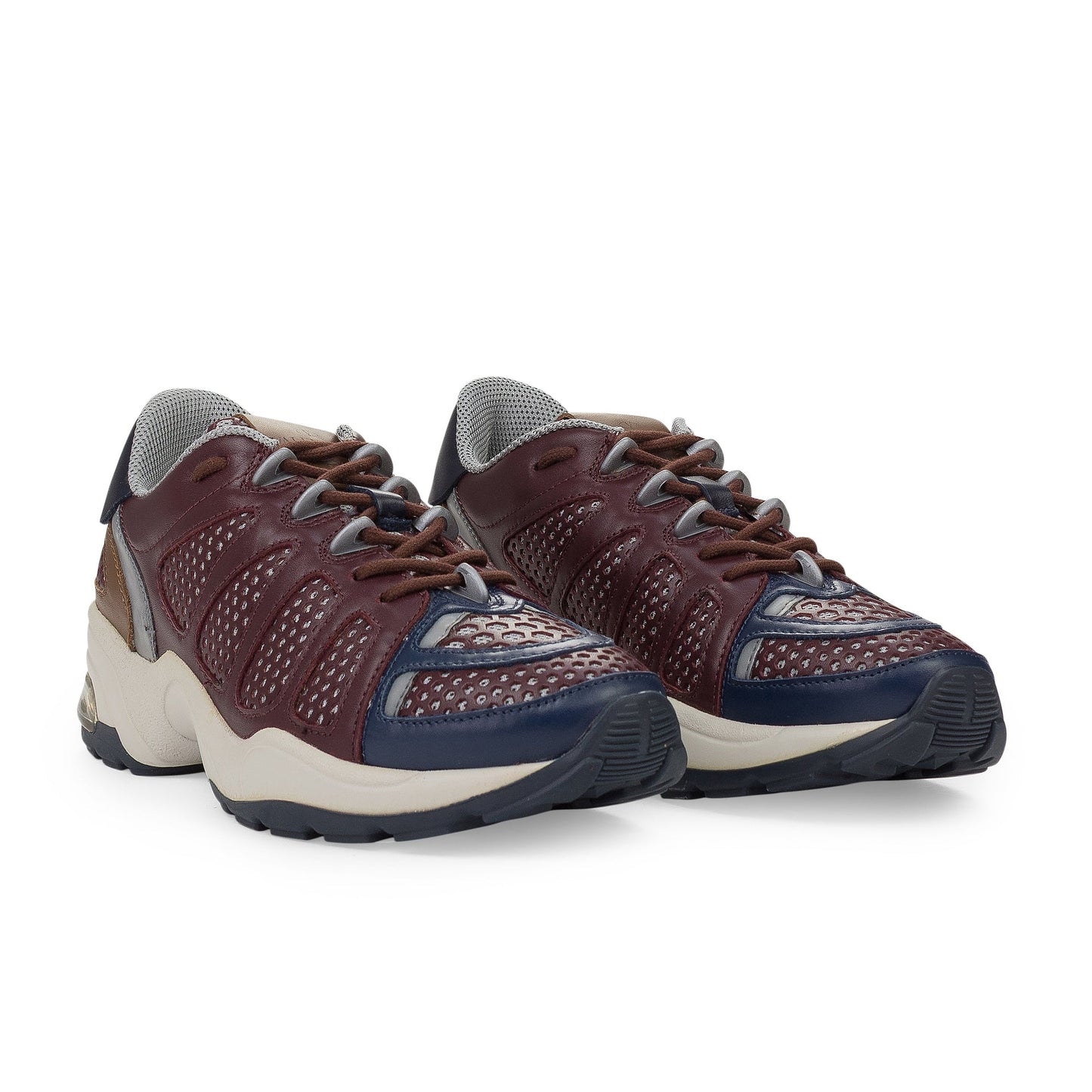 BURGUNDY/MULTICOLOR X-RAY SNEAKERS