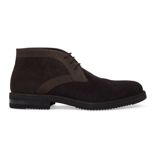 BROWN VELOUR CALF GENUINE LEATHER OXFORDS