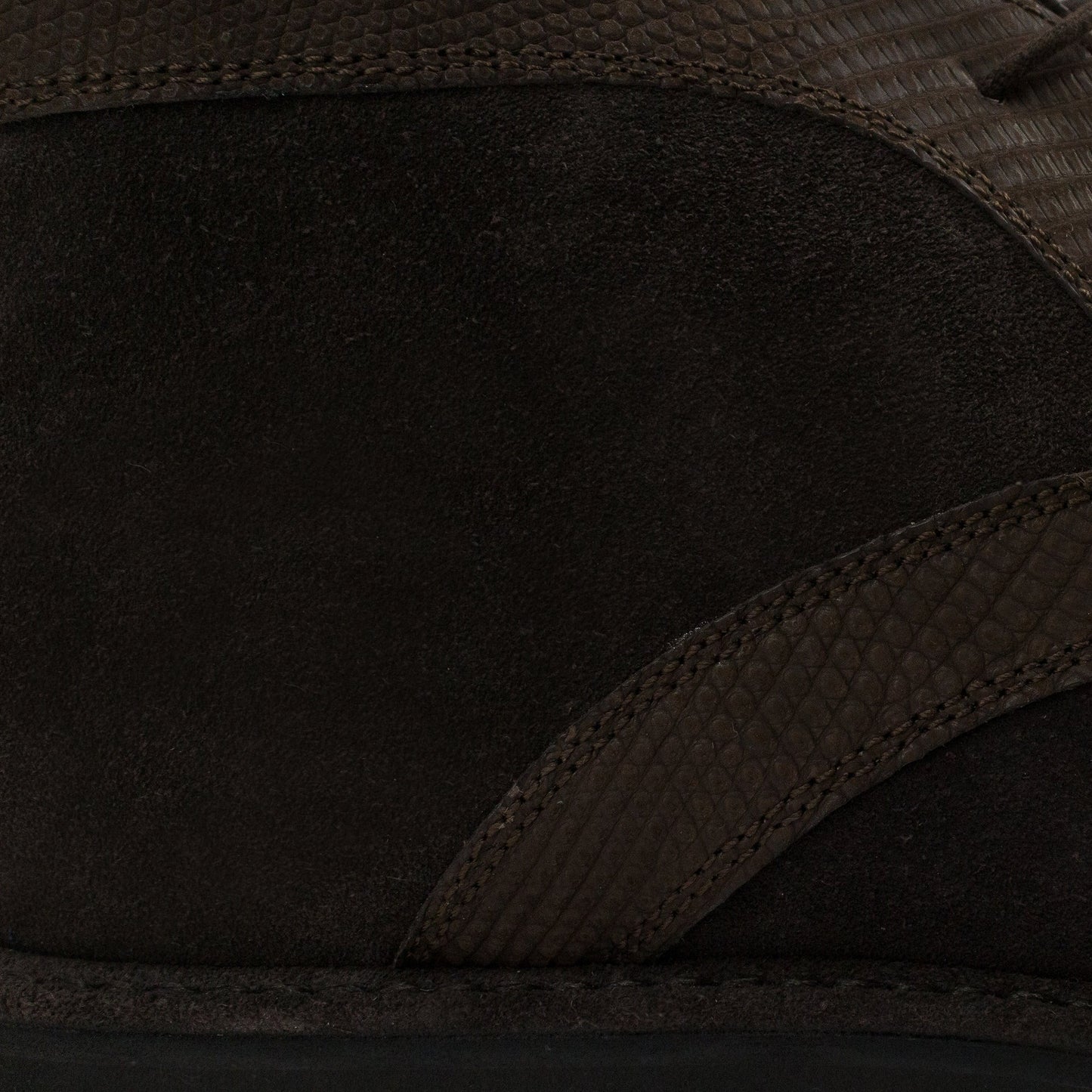 BROWN VELOUR CALF GENUINE LEATHER OXFORDS