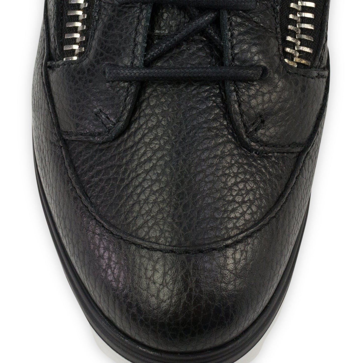 BLACK/SILVER SNEAKER WITH METAL BAR SNEAKERS