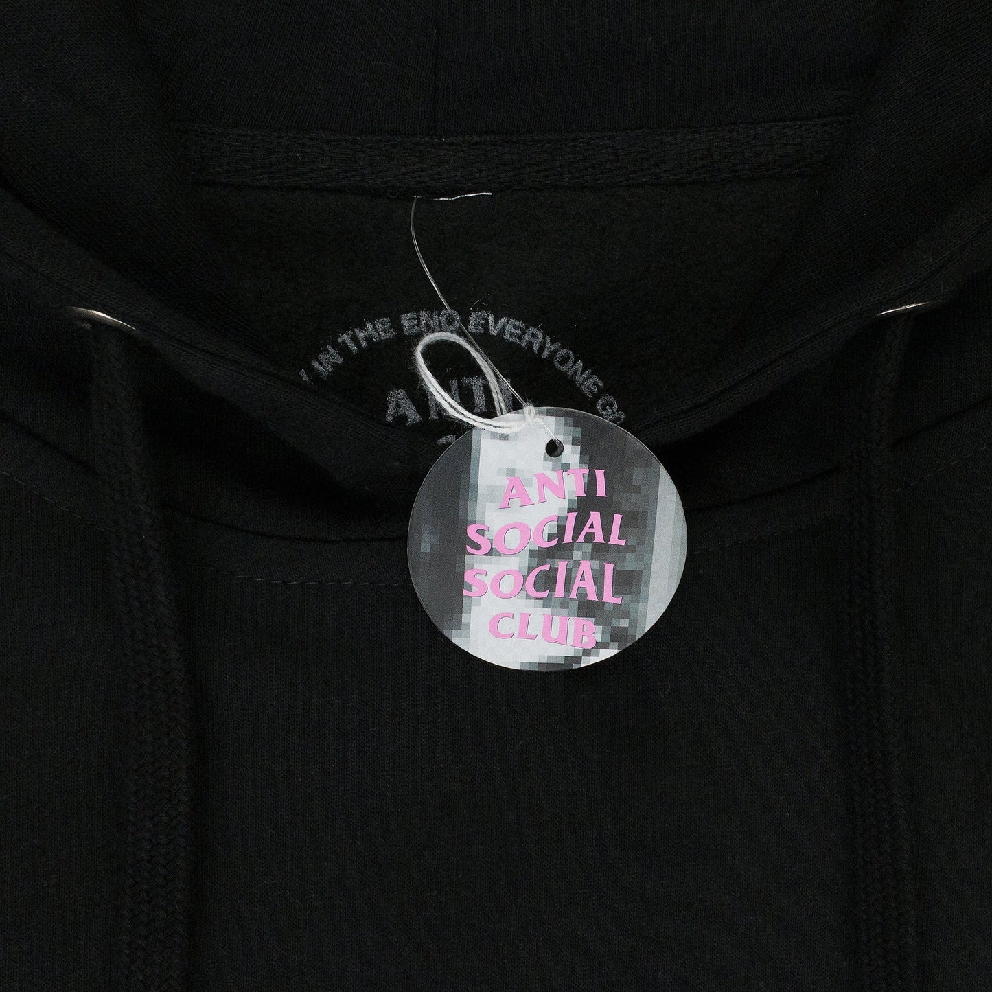 BLACK GLITTER 'BLINDED' HOODIE