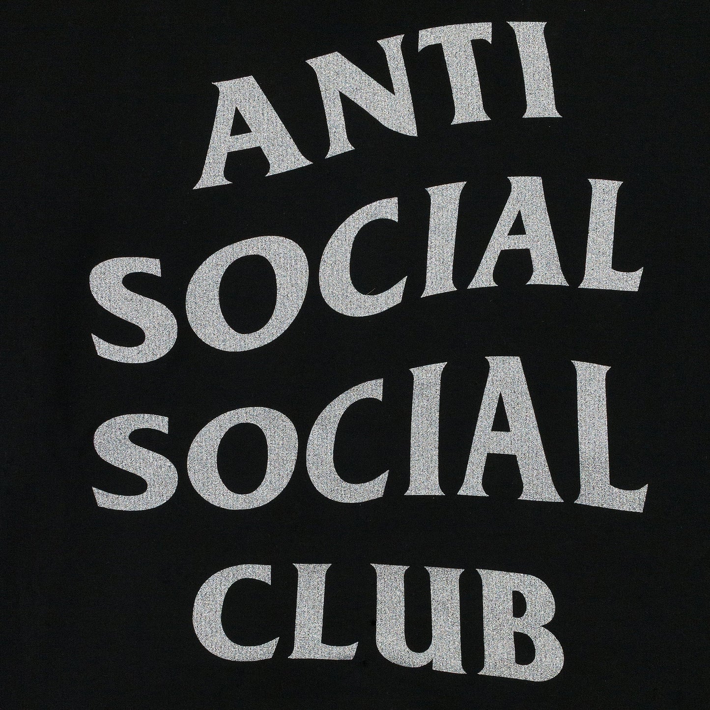 BLACK GLITTER 'BLINDED' HOODIE