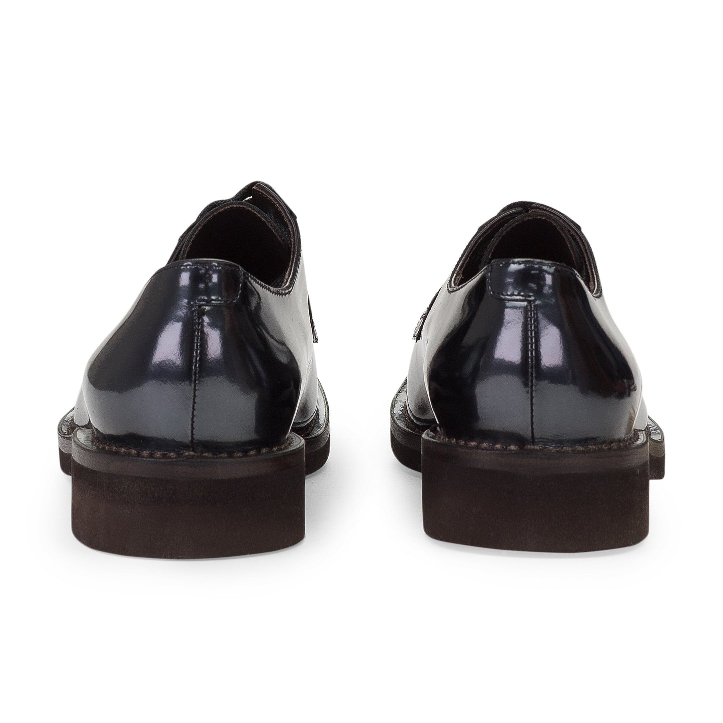 NAVY REFLECTIVE LACEUP OXFORDS