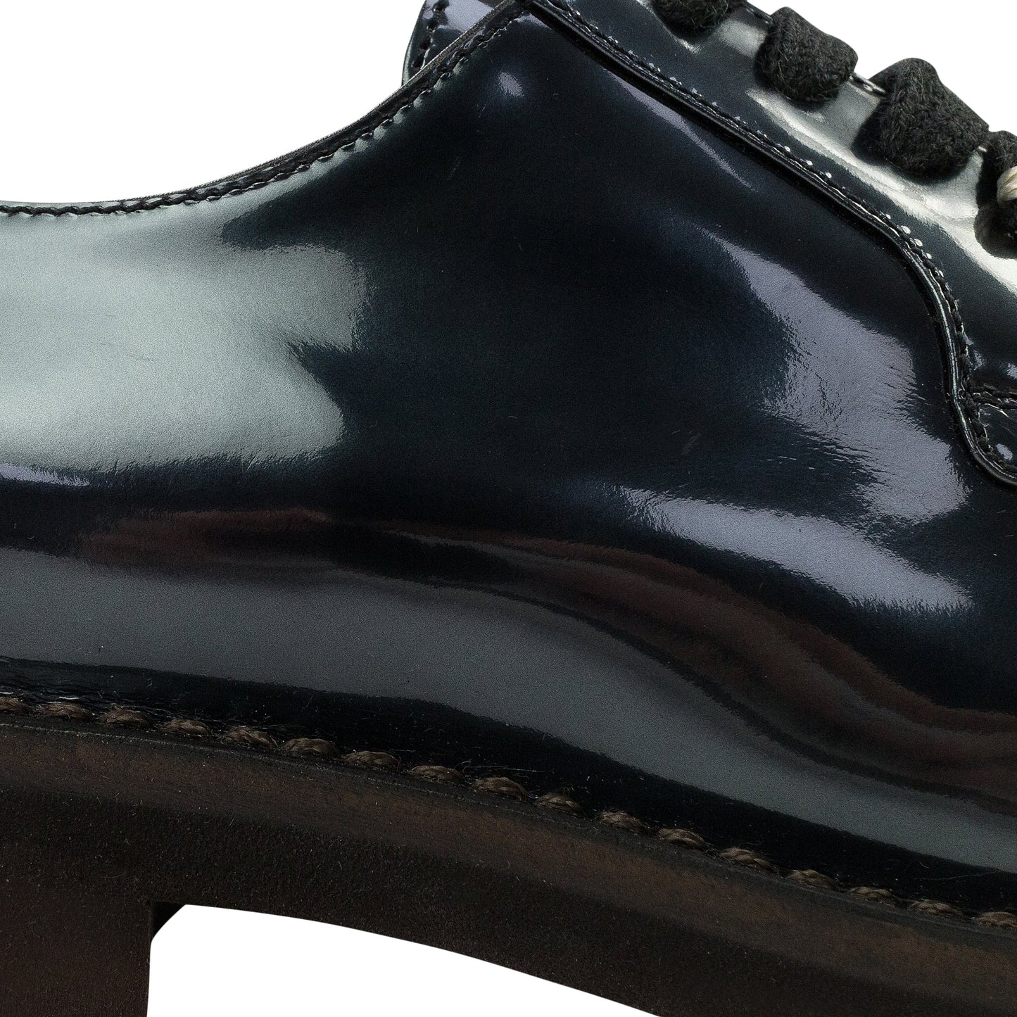 NAVY REFLECTIVE LACEUP OXFORDS