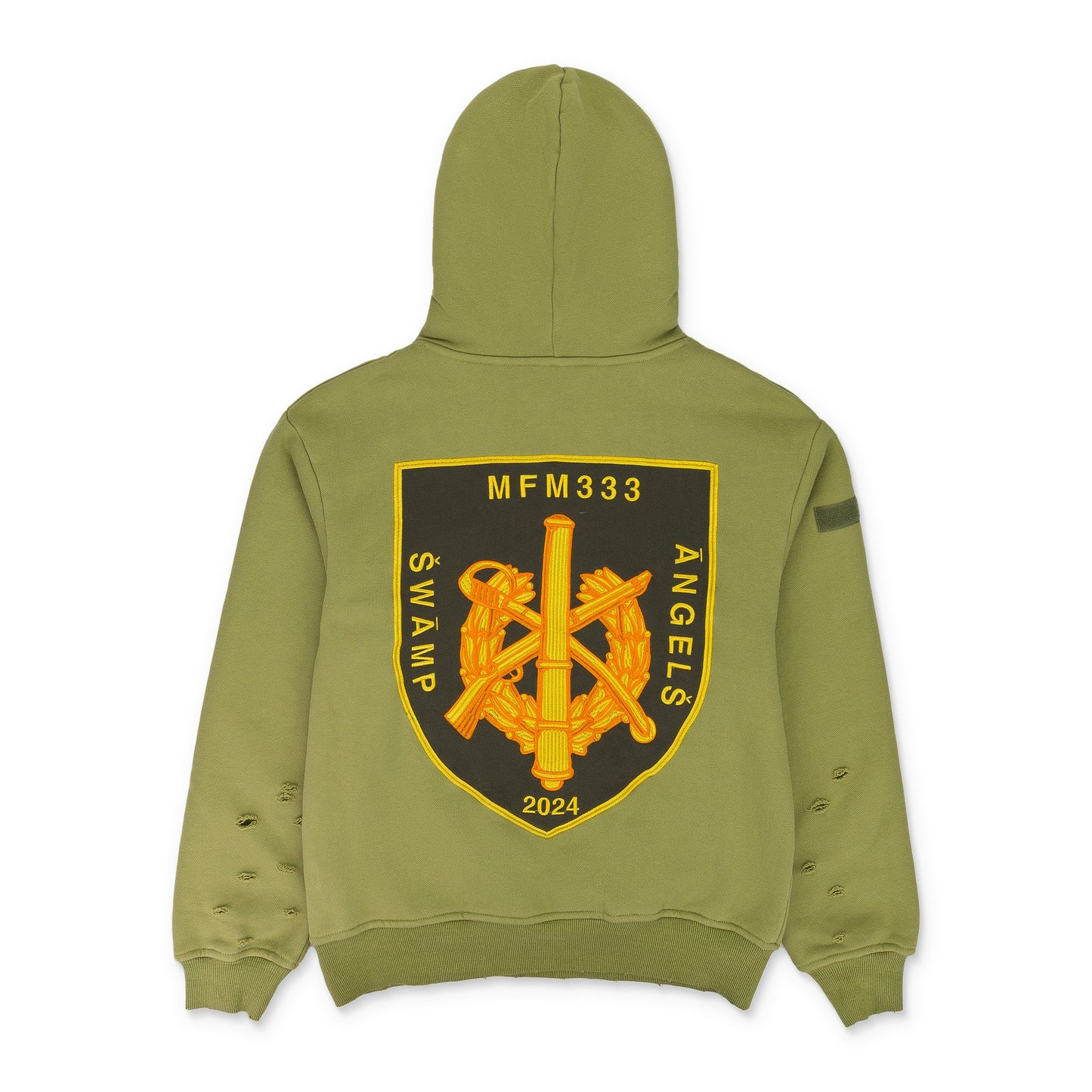 MURD333R.FM GREEN SPECIAL OPS HOODIE