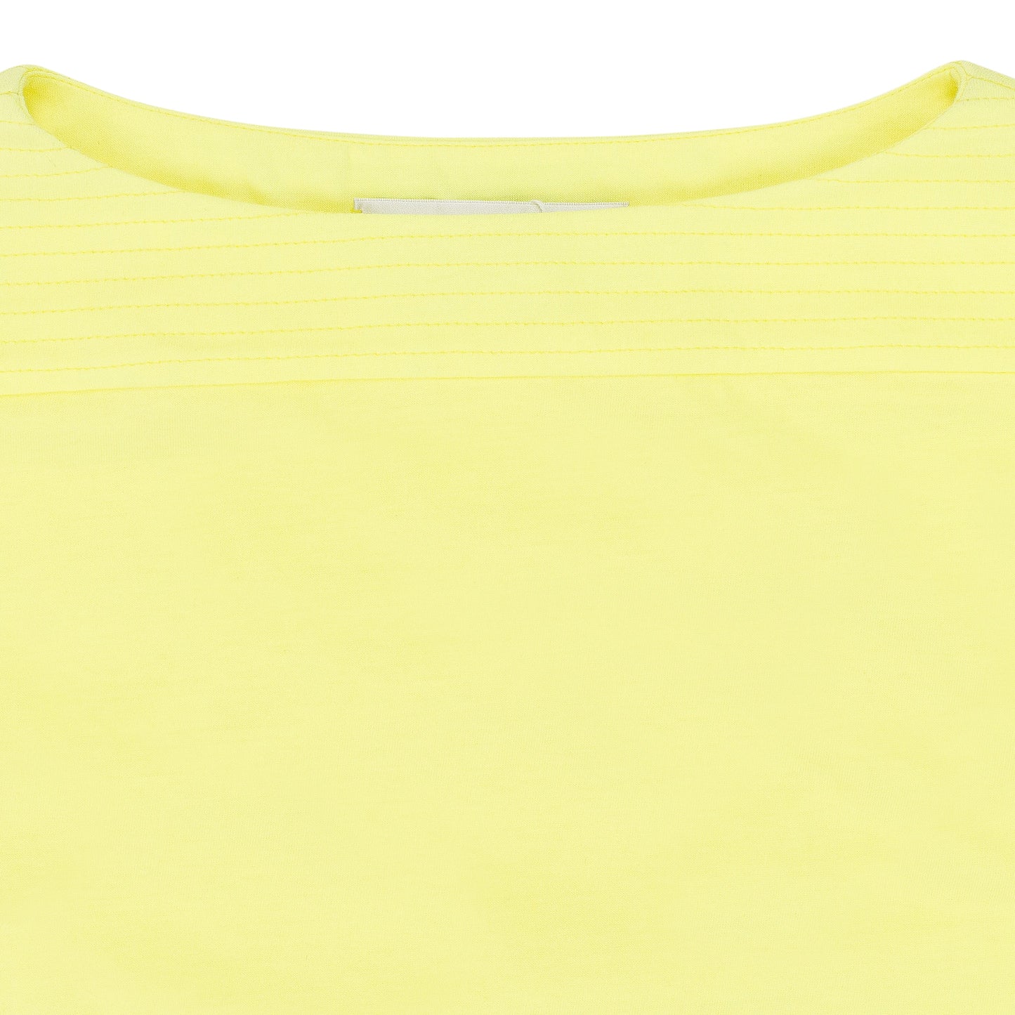 NEON YELLOW QUILTED CROP TOP