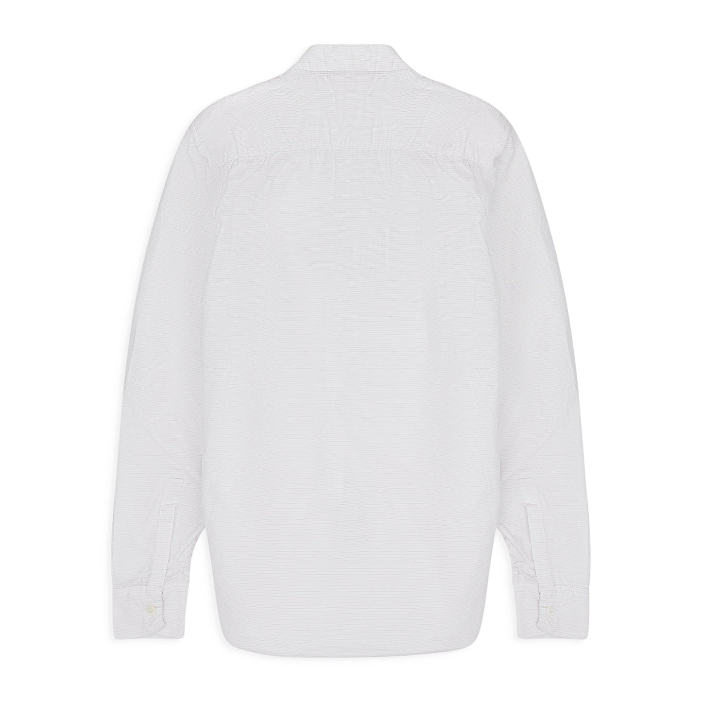 WHITE FADED STRIPE POPLIN' BUTTON-DOWN SHIRT
