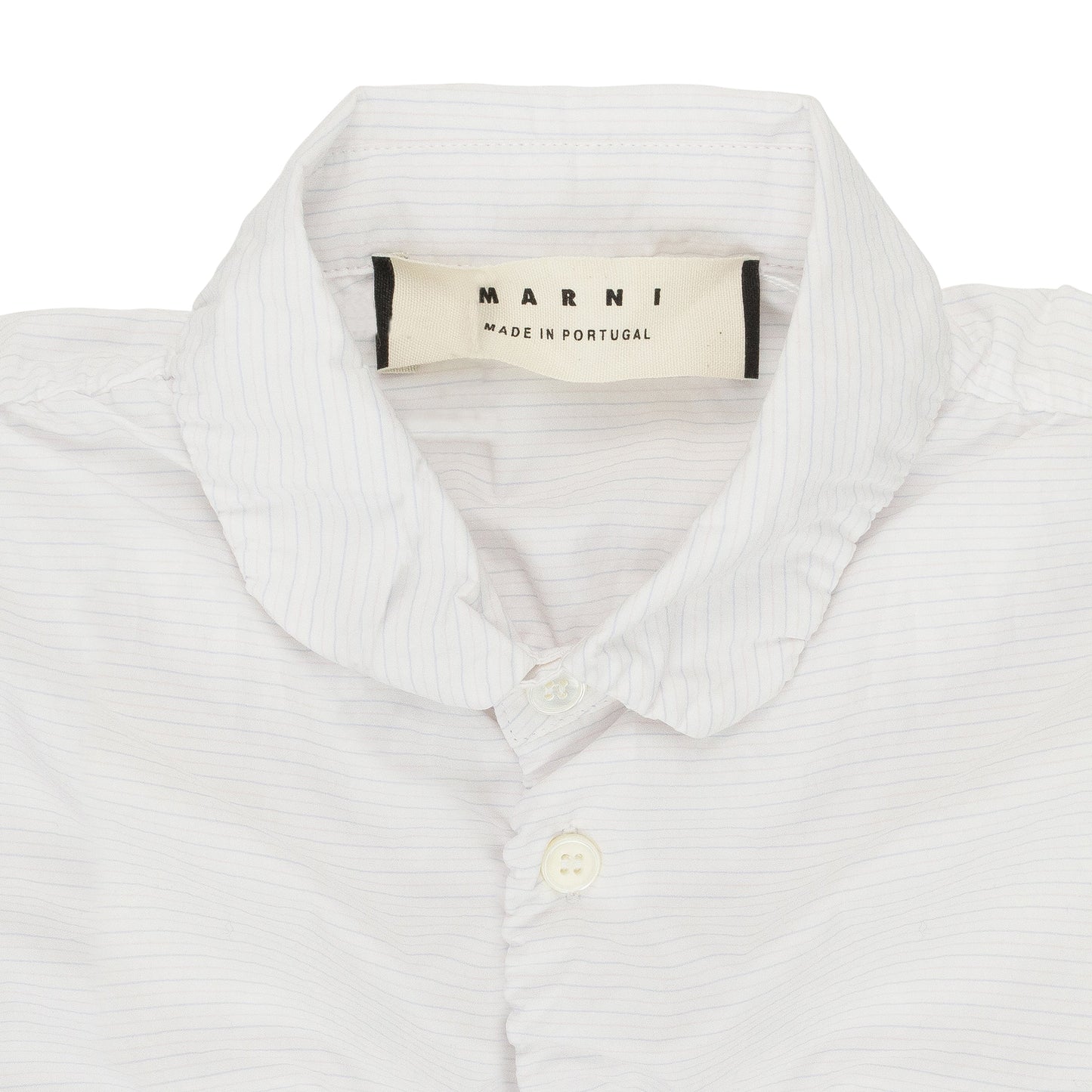 WHITE FADED STRIPE POPLIN' BUTTON-DOWN SHIRT