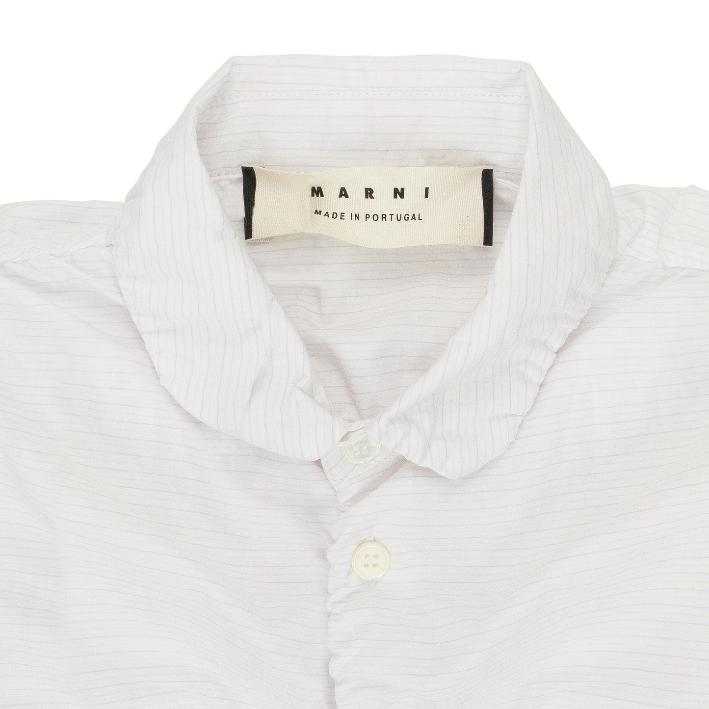 WHITE FADED STRIPE POPLIN' BUTTON-DOWN SHIRT