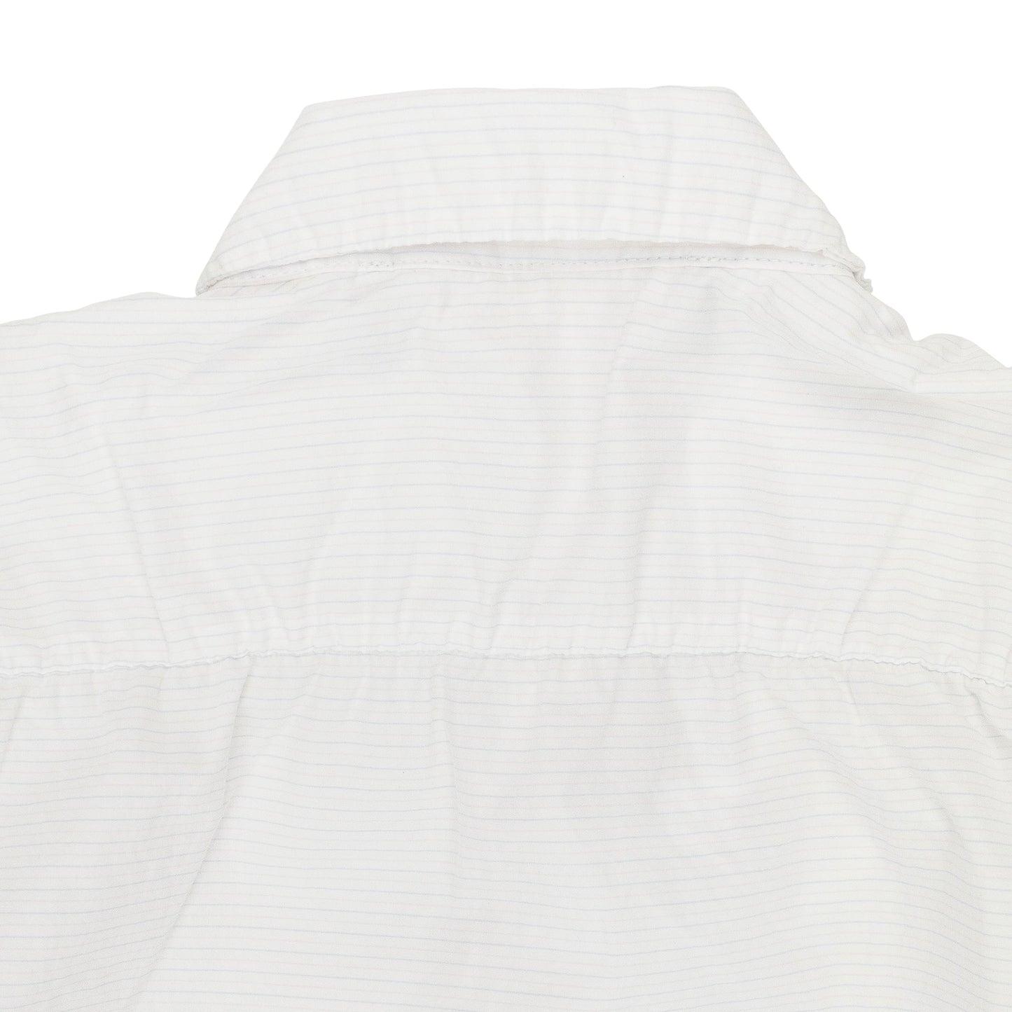 WHITE FADED STRIPE POPLIN' BUTTON-DOWN SHIRT