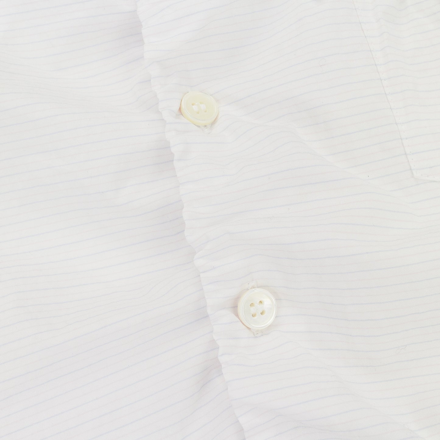 WHITE FADED STRIPE POPLIN' BUTTON-DOWN SHIRT