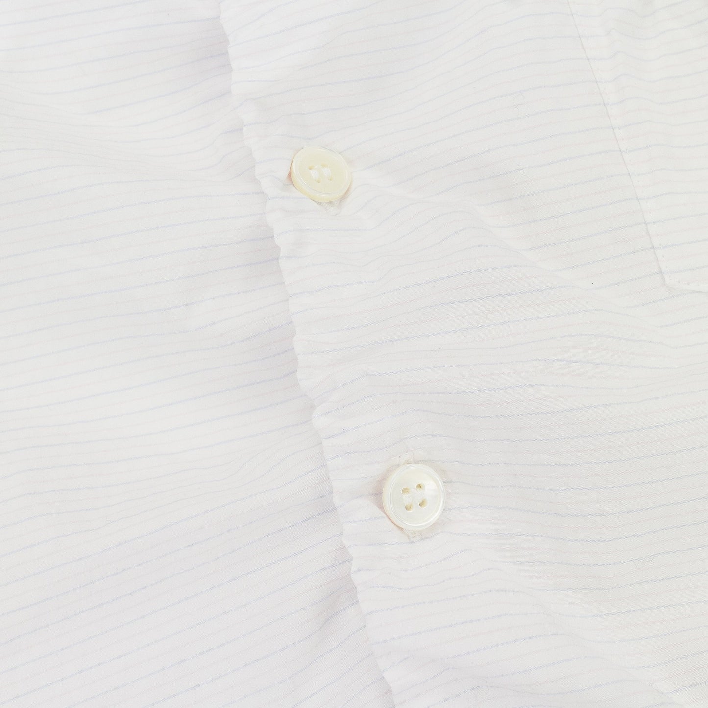 WHITE FADED STRIPE POPLIN' BUTTON-DOWN SHIRT