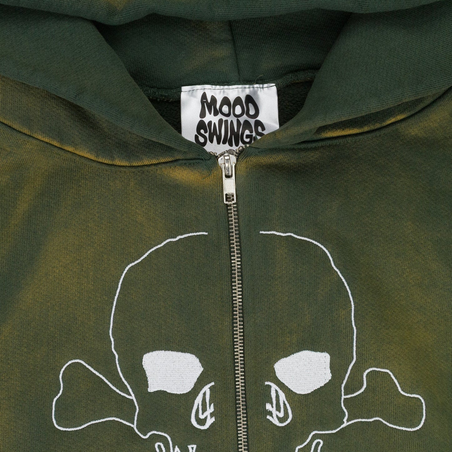 POT GREEN POISON ZIP HOODIE