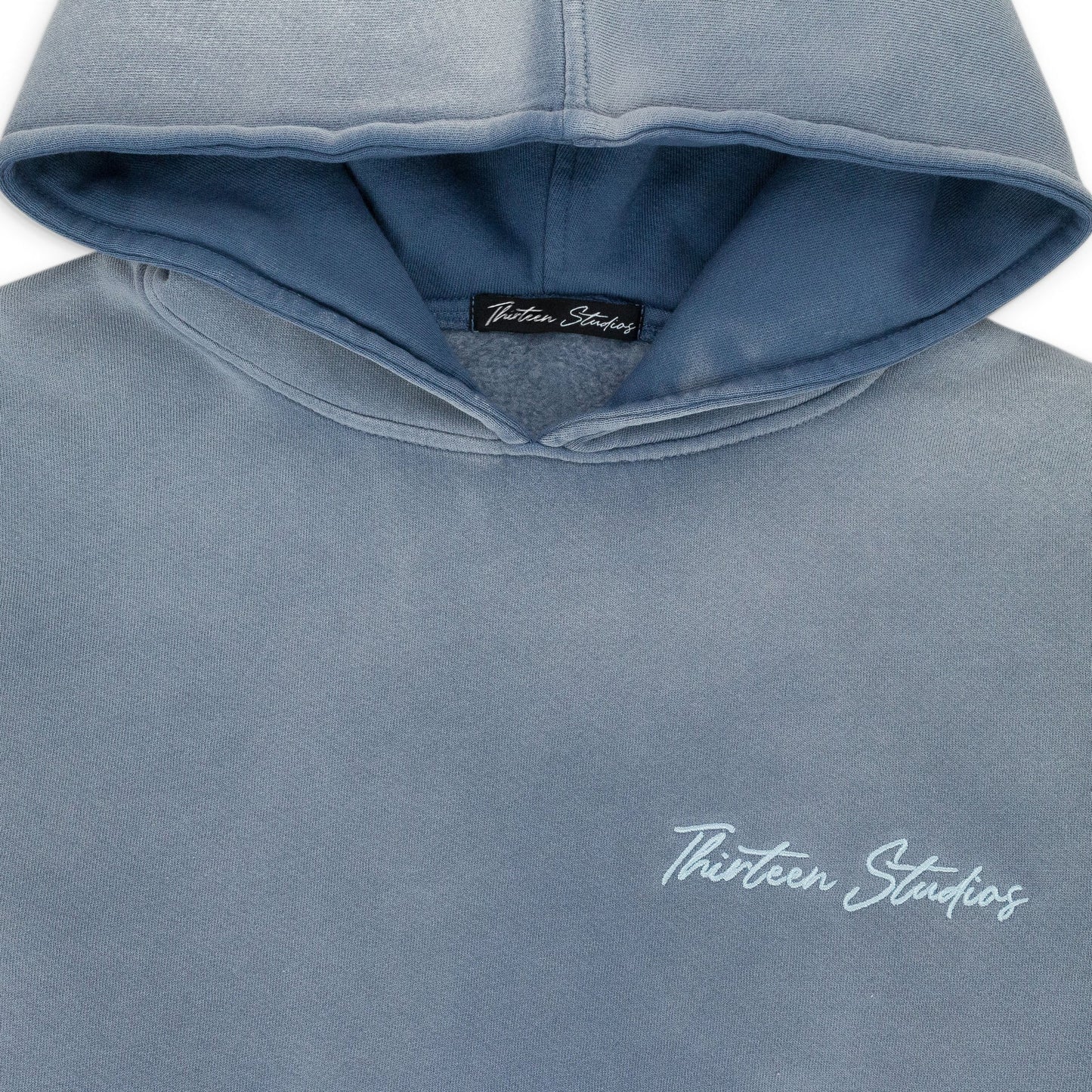 BLUE LOGO HOODIE