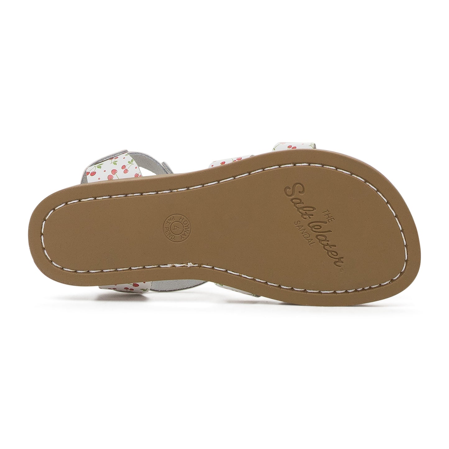 RED/WHITE SALT WATER SANDALS