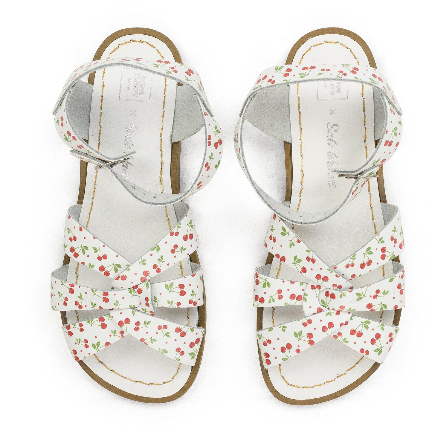 RED/WHITE SALT WATER SANDALS