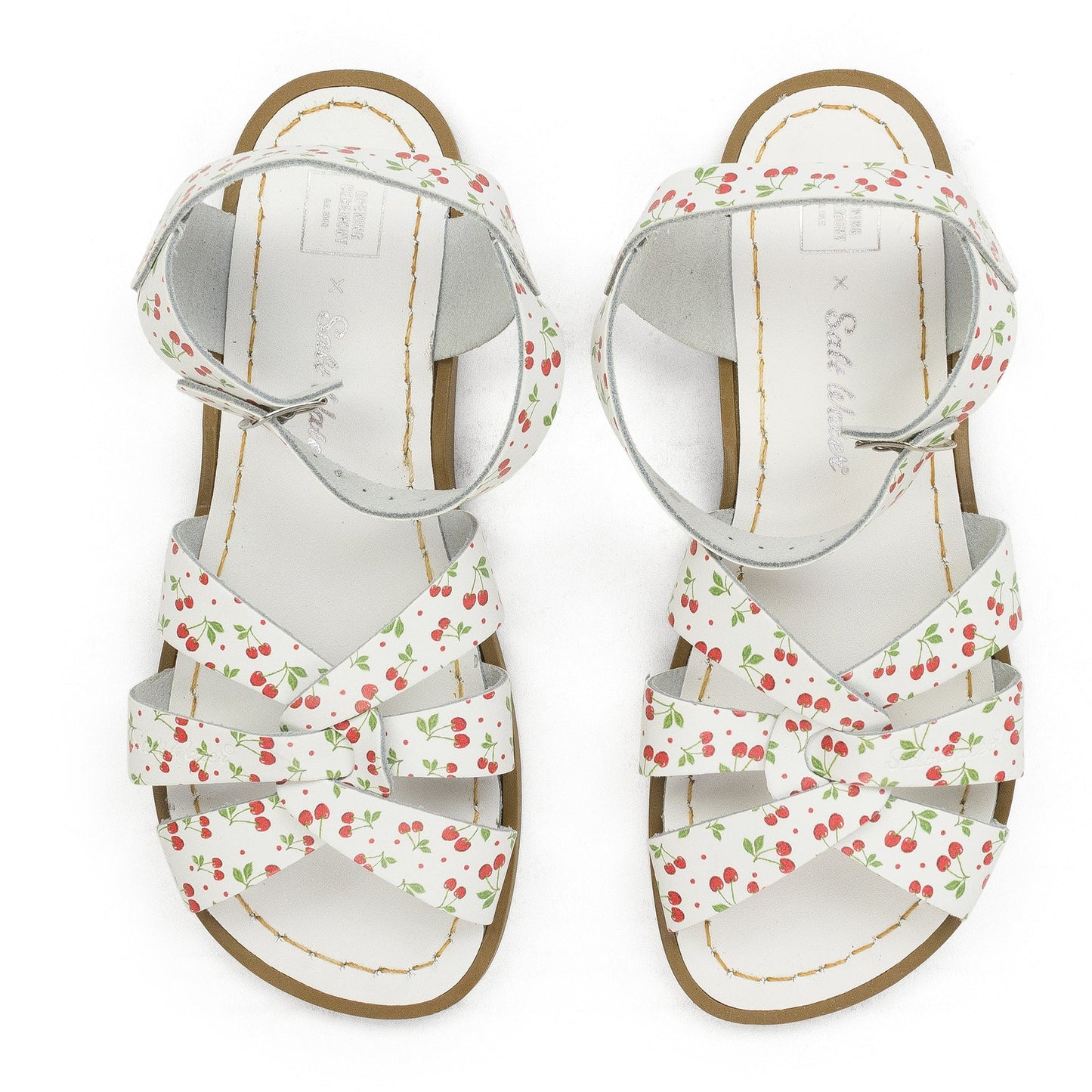 RED/WHITE SALT WATER SANDALS
