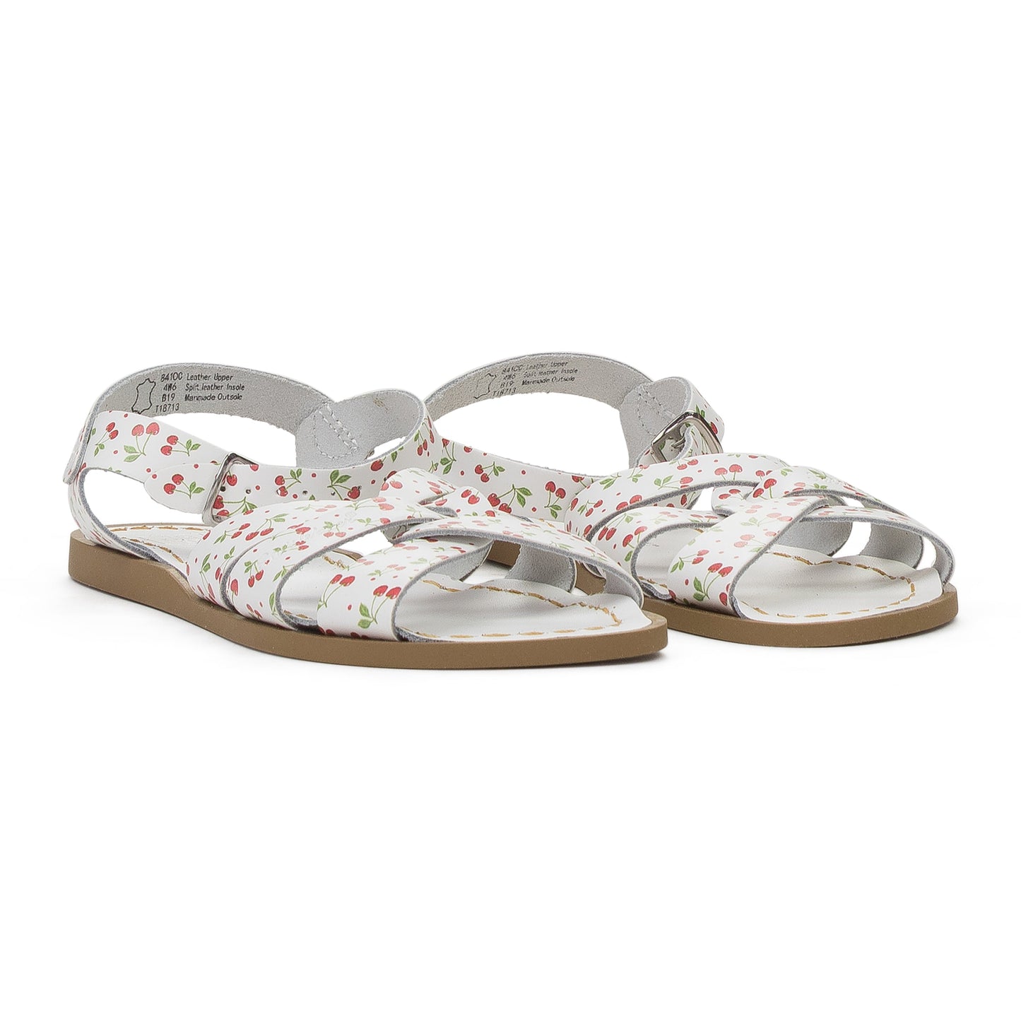 RED/WHITE SALT WATER SANDALS