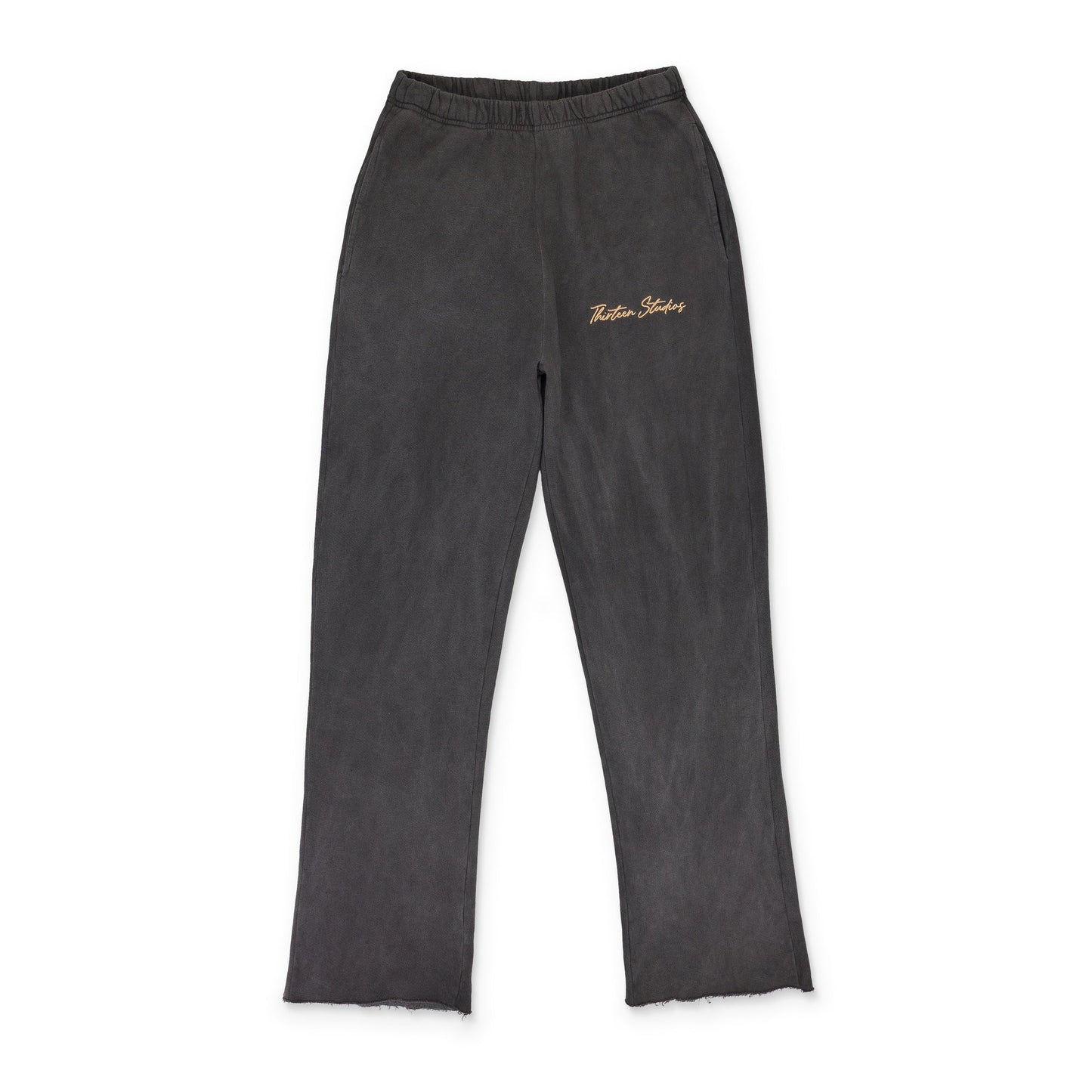 BLACK OIL WASH SWEATPANTS