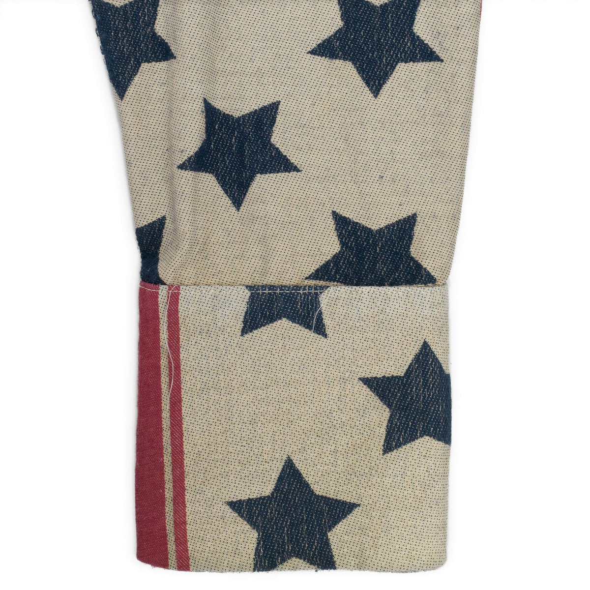 MULTI TUNIC AMERICAN FLAG BUTTON-DOWN SHIRT