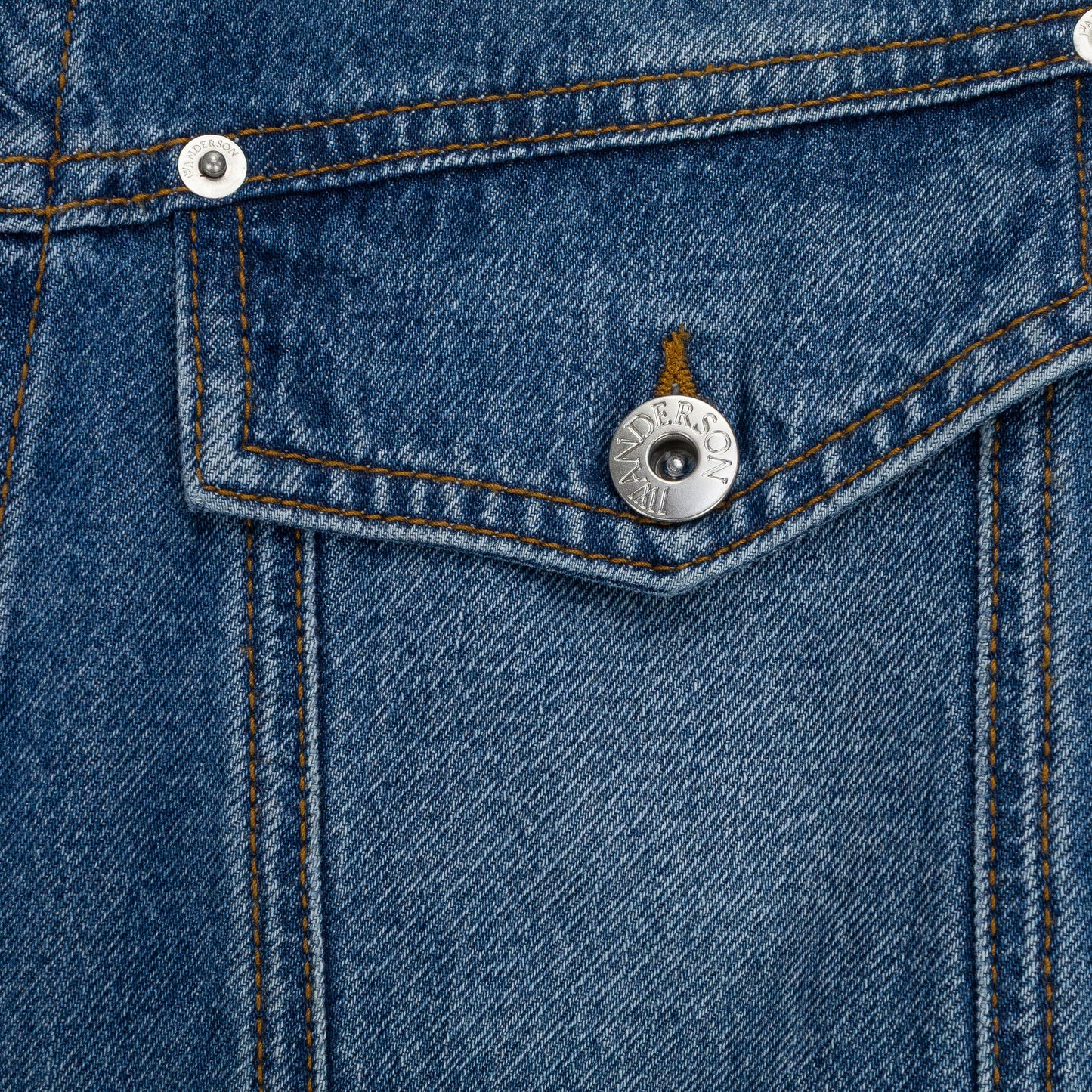 BLUE TWISTED FITTED DENIM JACKET