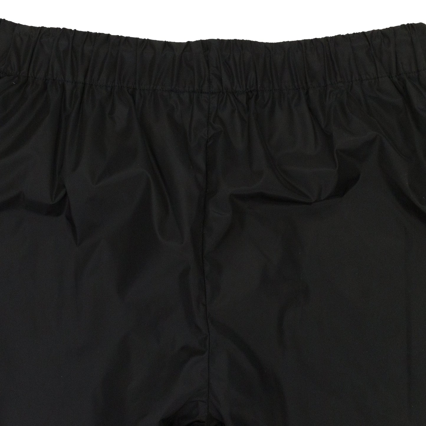 BLACK ANKLE GATHERED W/ BOW DETAIL TRACK TROUSERS